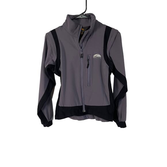 GoLite Size XS Outdoors Purple Black Jacket Convertable Activewar - Picture 1 of 10